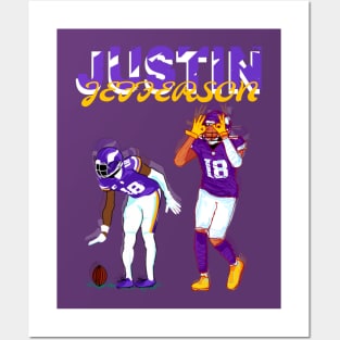 Justin Jefferson Posters and Art